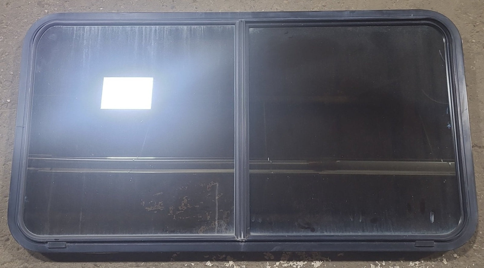 Used Black Radius Opening Window : 48 1/2