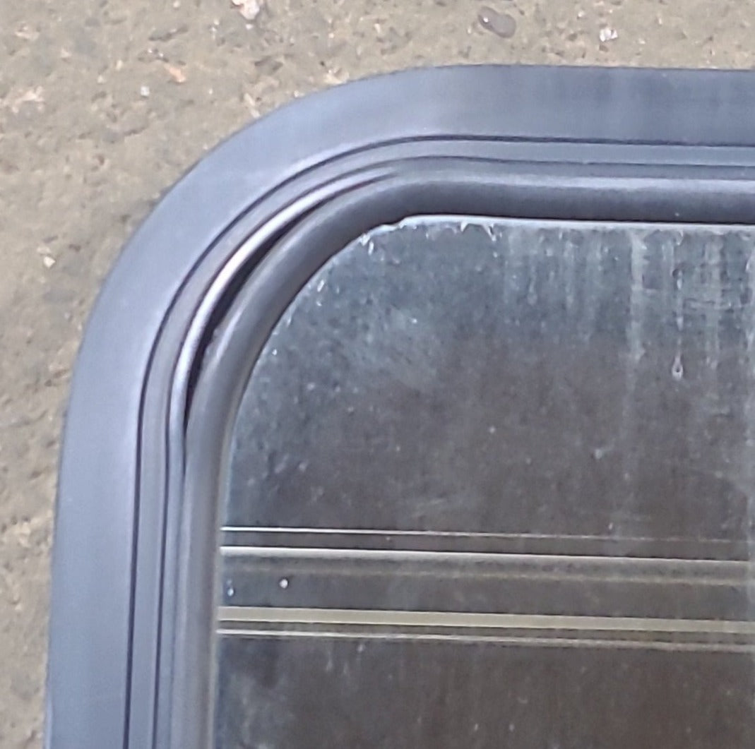 Used Black Radius Opening Window : 48 1/2
