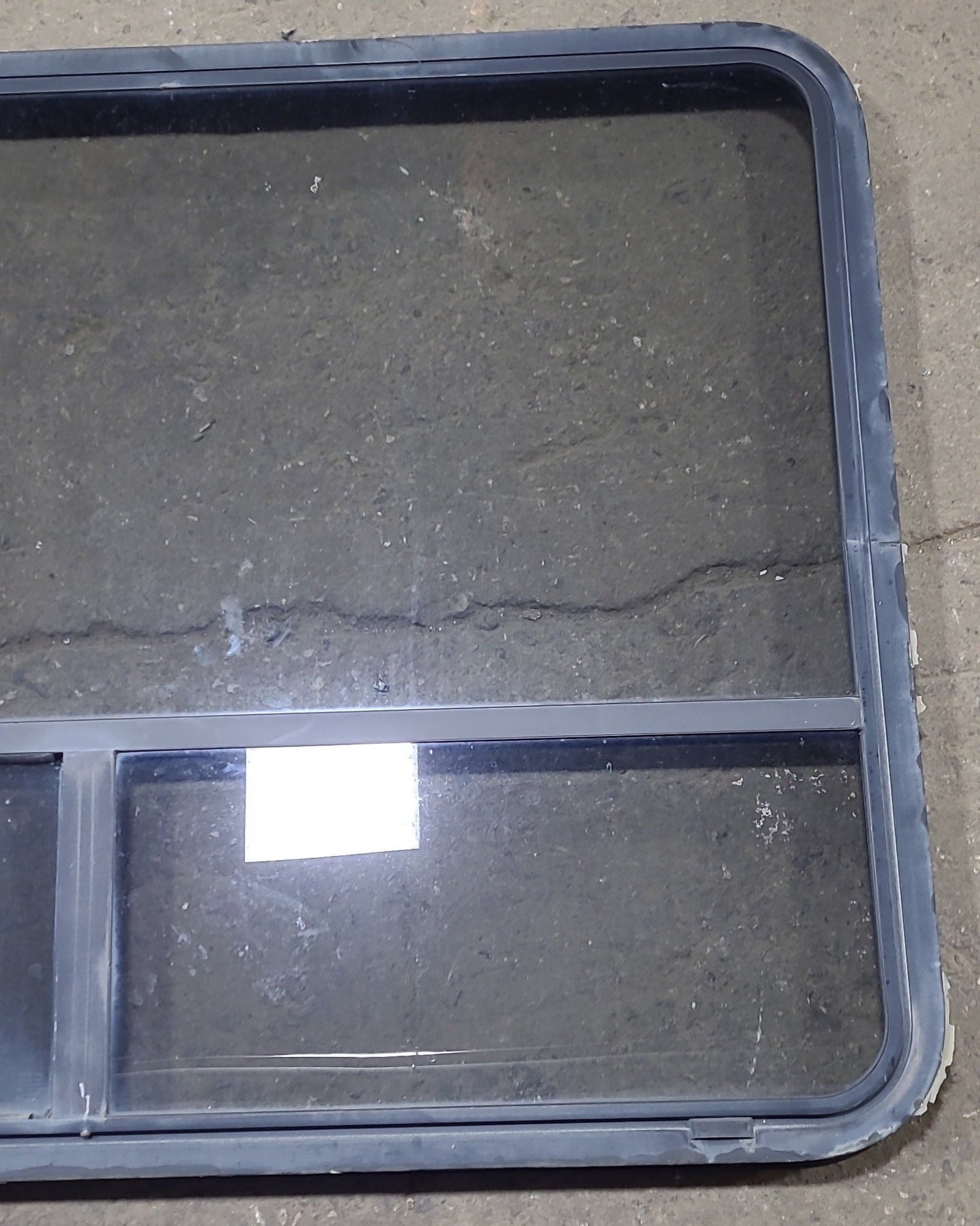 Used Black Radius Opening Window : 48 1/4
