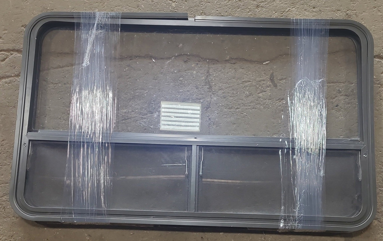 Used Black Radius Opening Window : 48 3/4