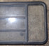 Used Black Radius Opening Window : 59 3/4" W x 26" H x 1 1/4" D - Young Farts RV Parts