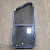 Used Black Radius Slanted Opening Window : 42 3/4