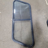 Used Black Radius Slanted Opening Window : Center W 43 1/2