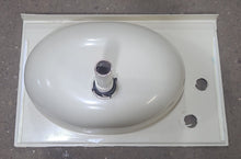 Load image into Gallery viewer, Used Bone Bathroom Sink 20 3/8&quot; X 13 1/8&quot; X 6 1/2&quot; D - Young Farts RV Parts