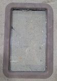 Used Brown Entry door window : 24 3/4