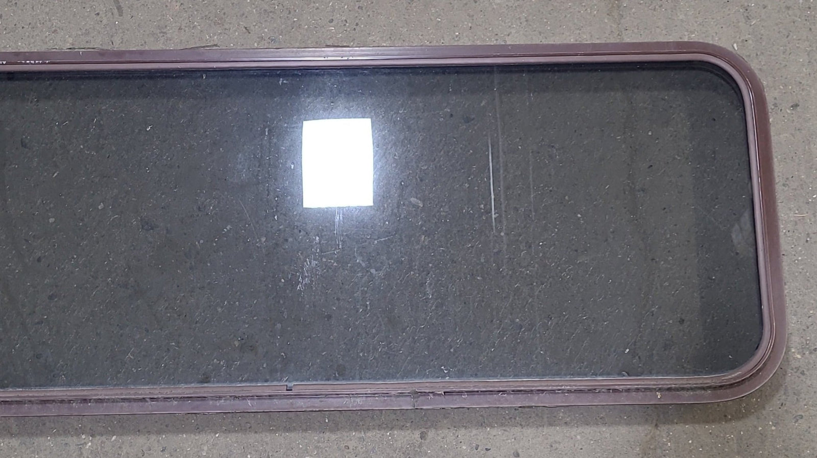Used Brown Radius Non-Opening Window : 60 1/4