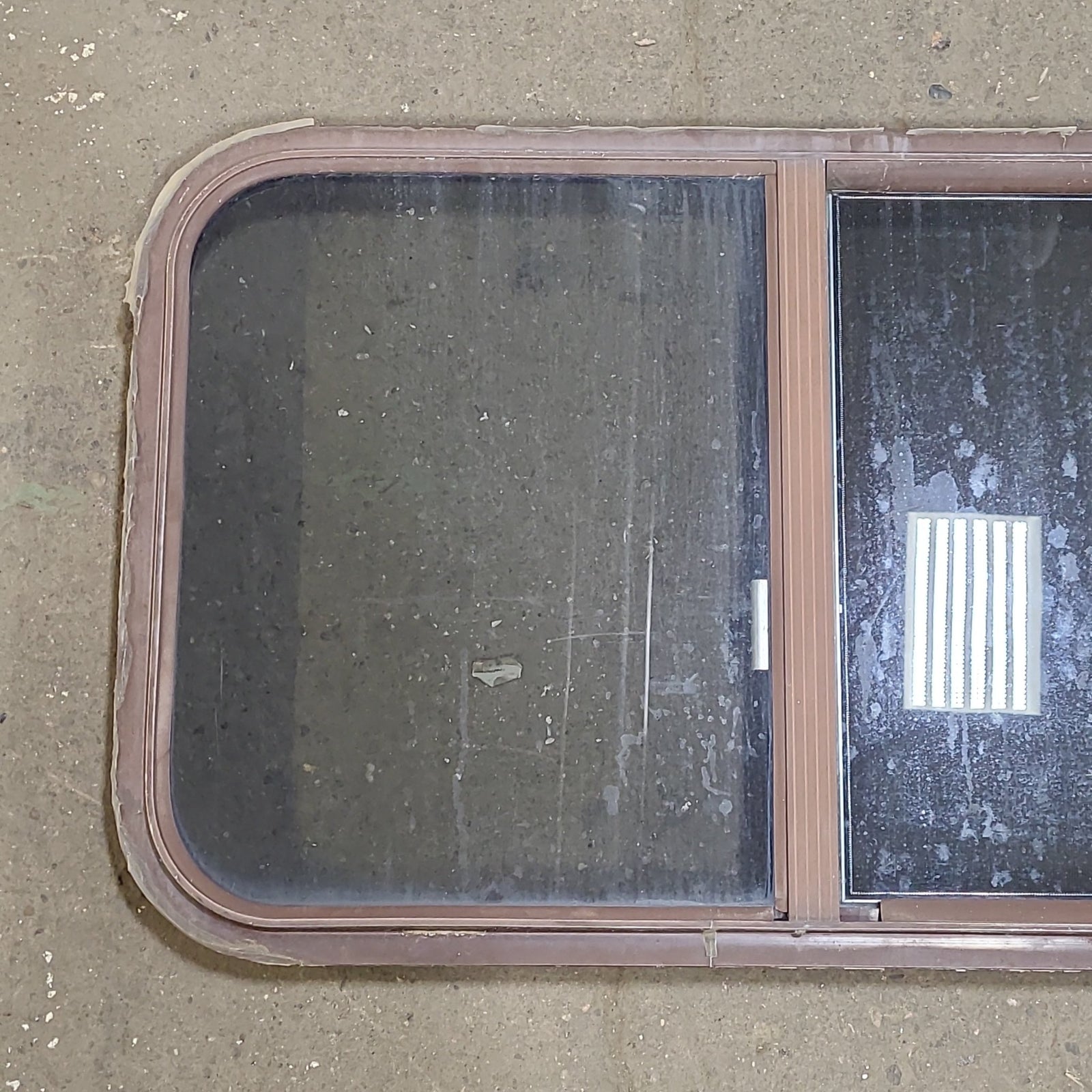 Used Brown Radius Opening Window : 31 3/4