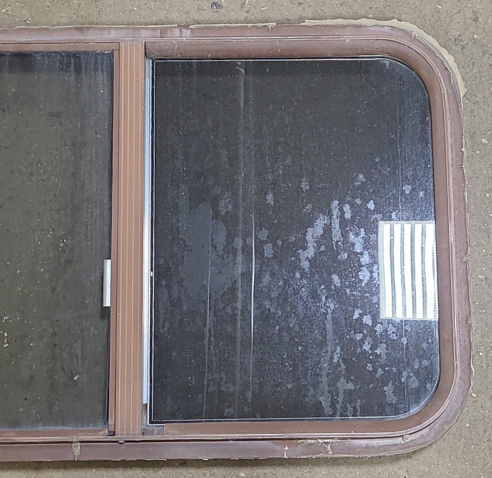 Used Brown Radius Opening Window : 31 3/4