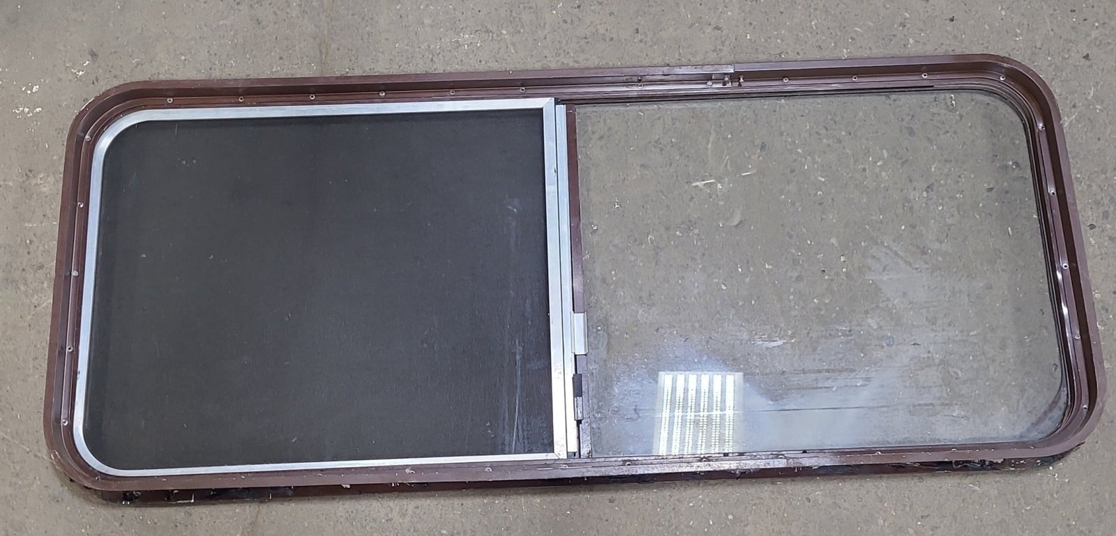 Used Brown Radius Opening Window : 53 3/4
