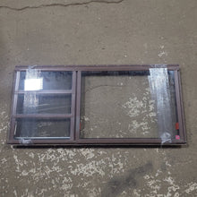 Load image into Gallery viewer, Used Brown Square Emergency Opening Window: 48 1/2&quot; W x 21 1/2&quot; H x 1 1/2&quot; D - Young Farts RV Parts