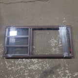 Used Brown Square Emergency Opening Window: 48 1/2