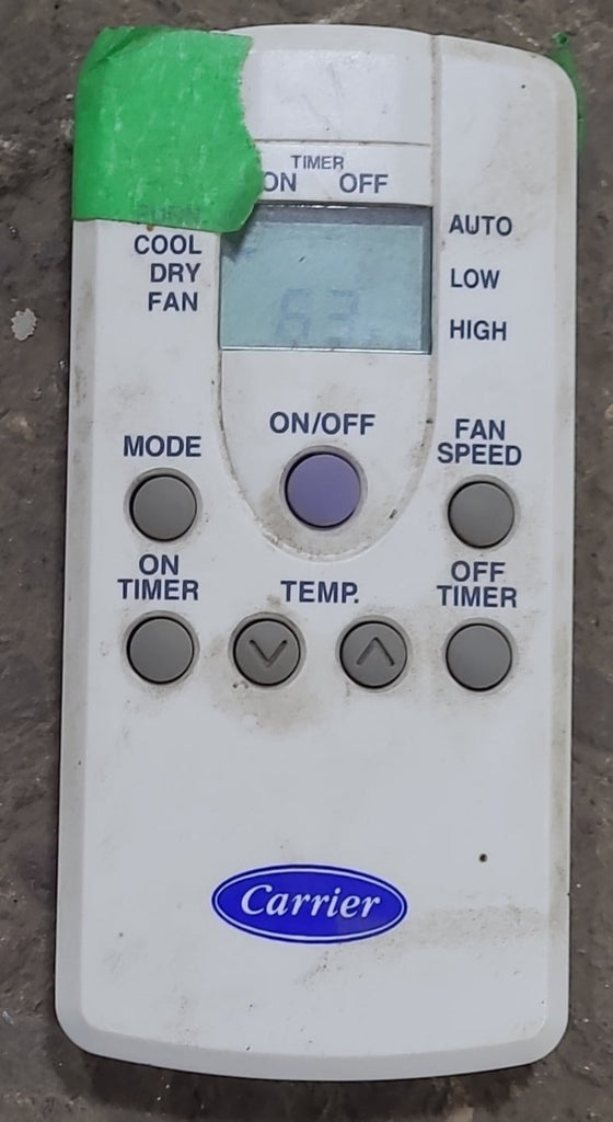 Used Carrier 71DC6E5811A - WD059003029 Digital AC Wall Thermostat REMOTE - Young Farts RV Parts