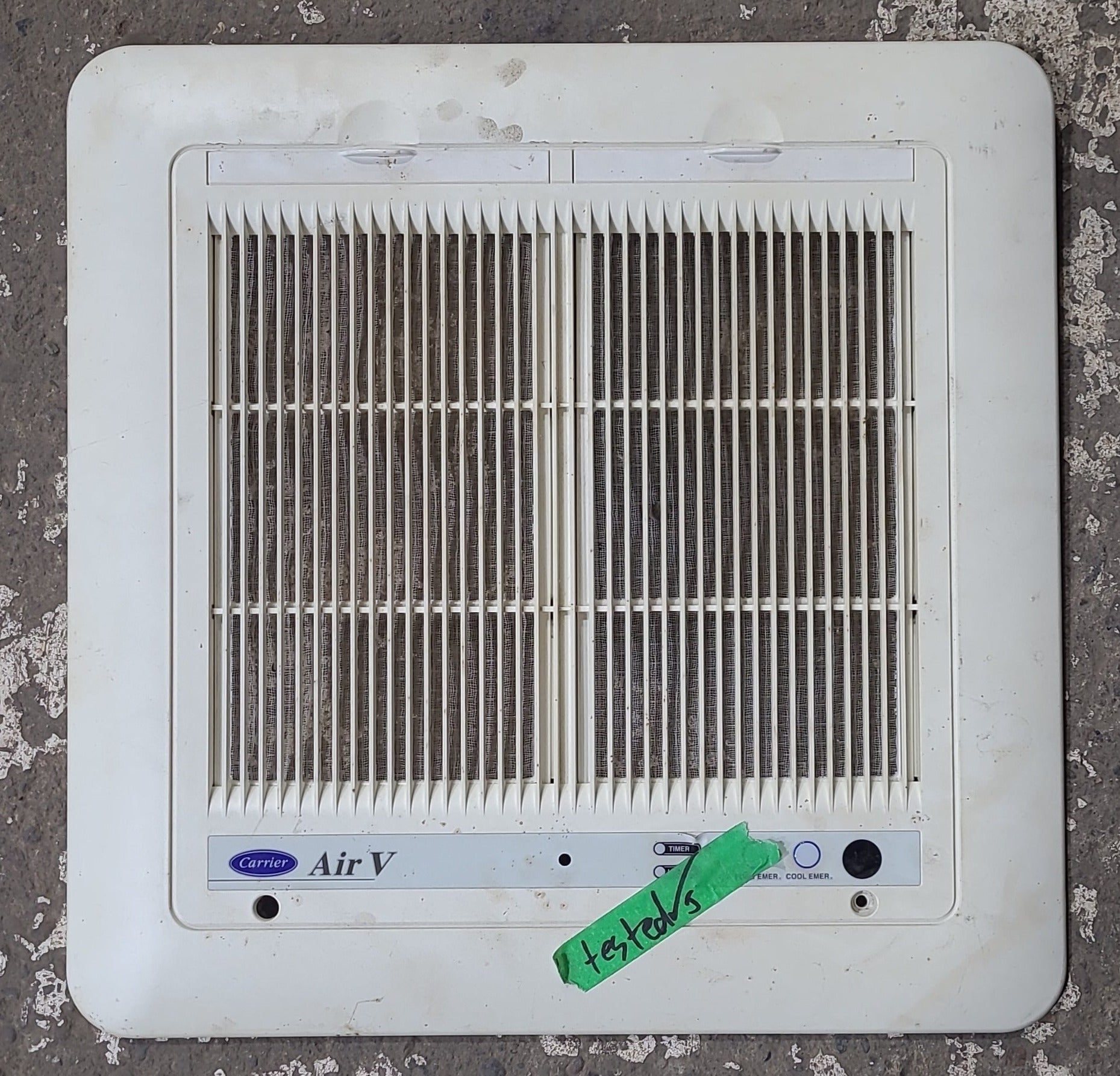Buy Used Carrier RV A/C Grill Assembly Face Plate 79-50047-00 Online ...