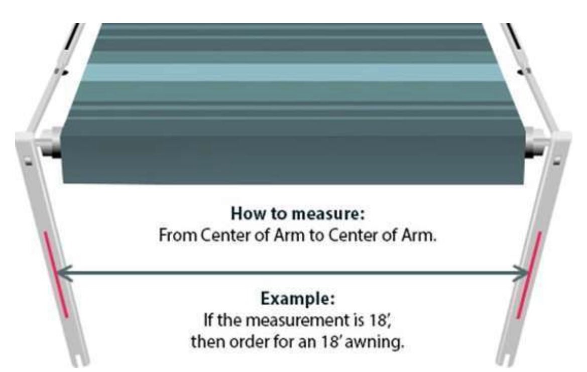 Used Complete Manual Awning Dometic / A&E 14' New Canvas - Young Farts RV Parts