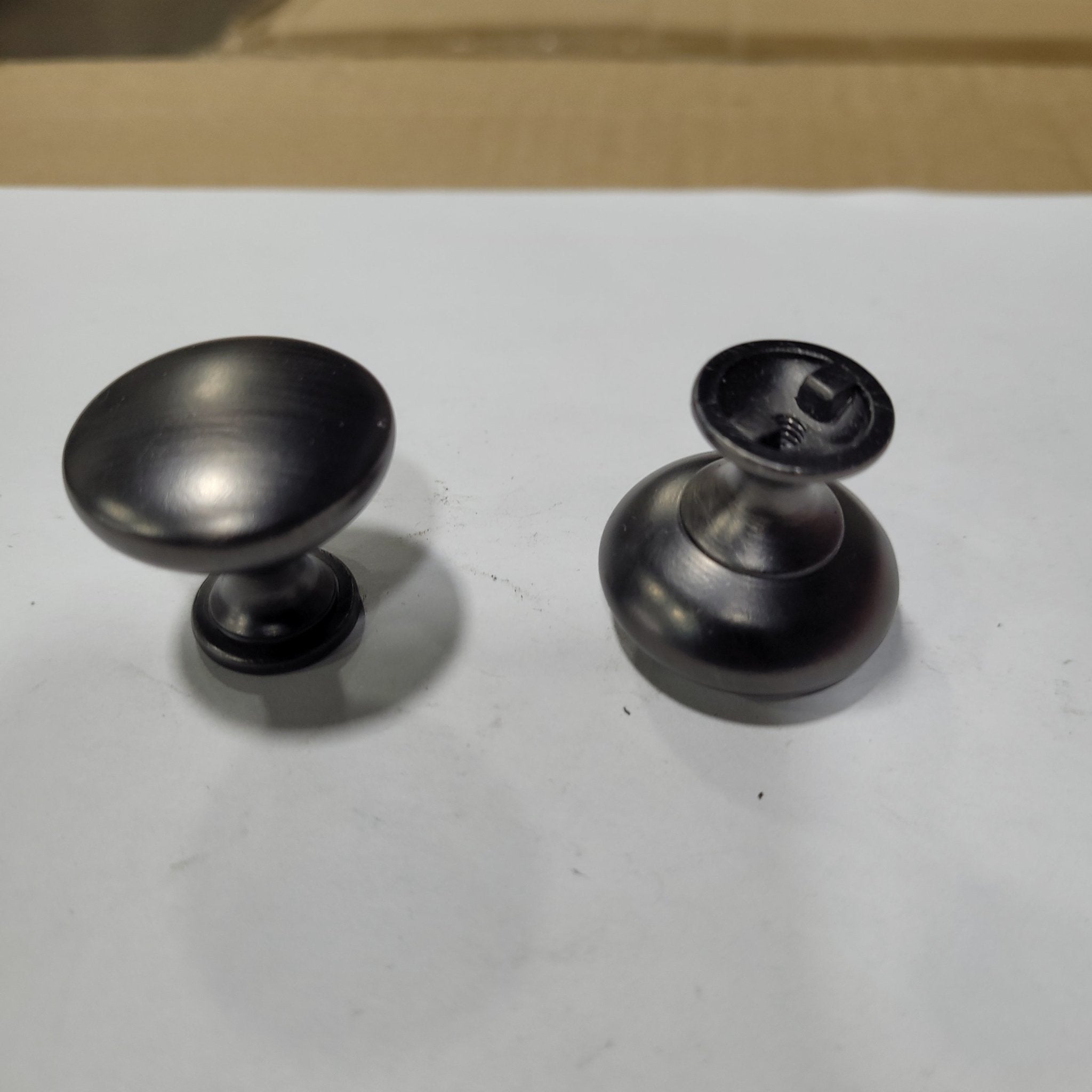 Used Dark Pewter Cabinet Knob - Young Farts RV Parts