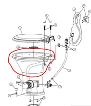 Load image into Gallery viewer, Used Dometic 310 Toilet bowl replacement - Young Farts RV Parts
