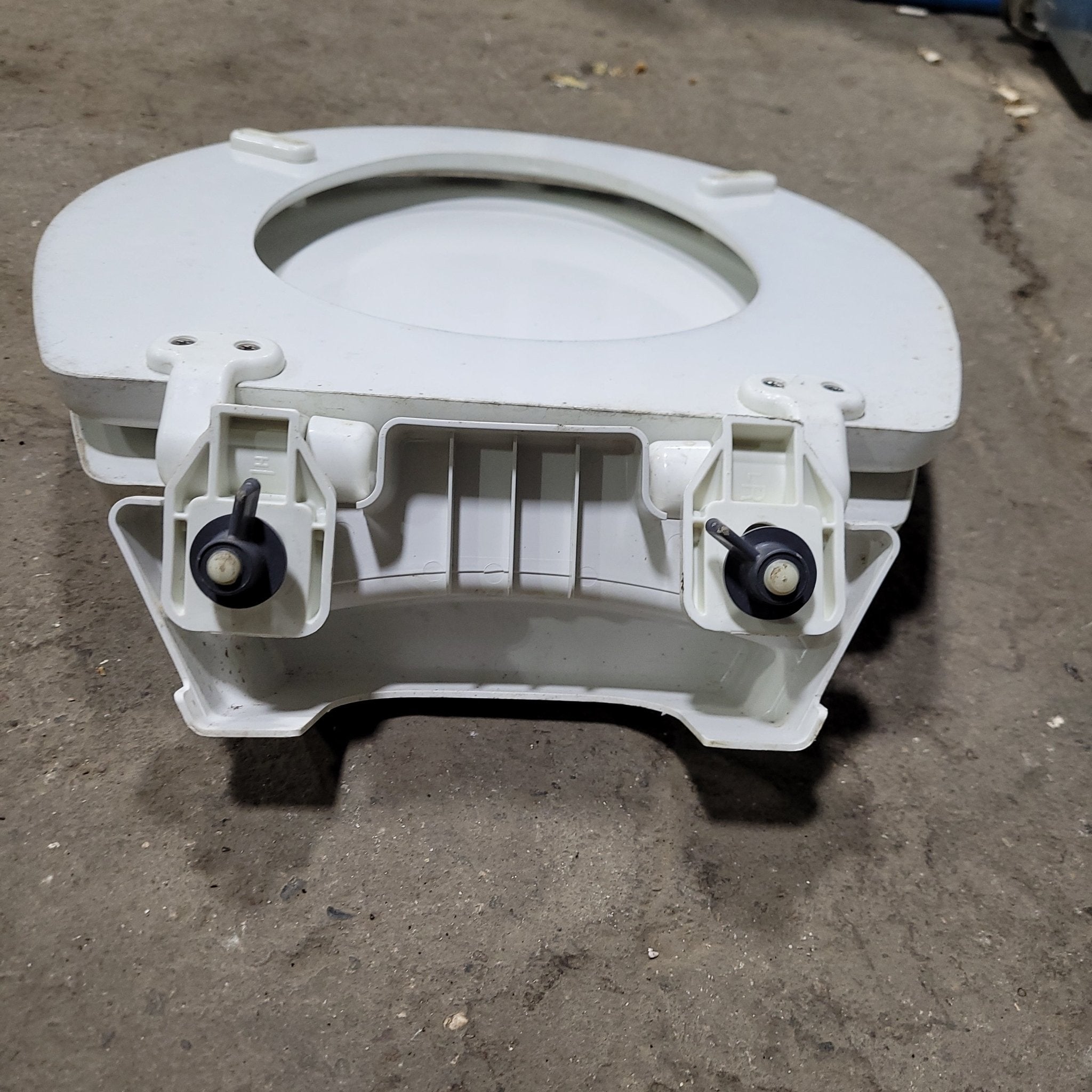 Used Dometic 310 Toilet Seat & Cover Replacement Off-White | 385311646 | 385311647 - Young Farts RV Parts