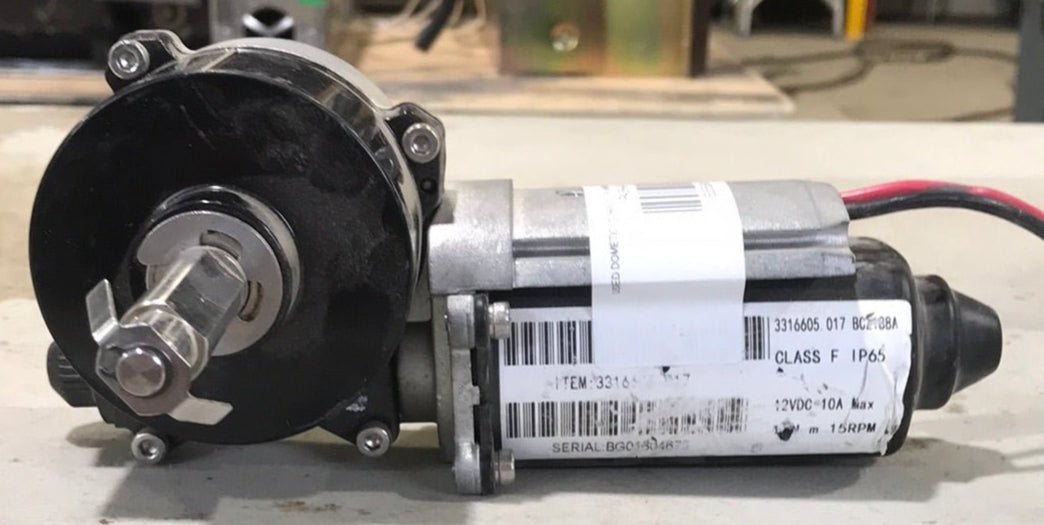 USED DOMETIC - 3316605.017 - RV AWNING MOTOR DRIVE ASSEMBLY - Young Farts RV Parts
