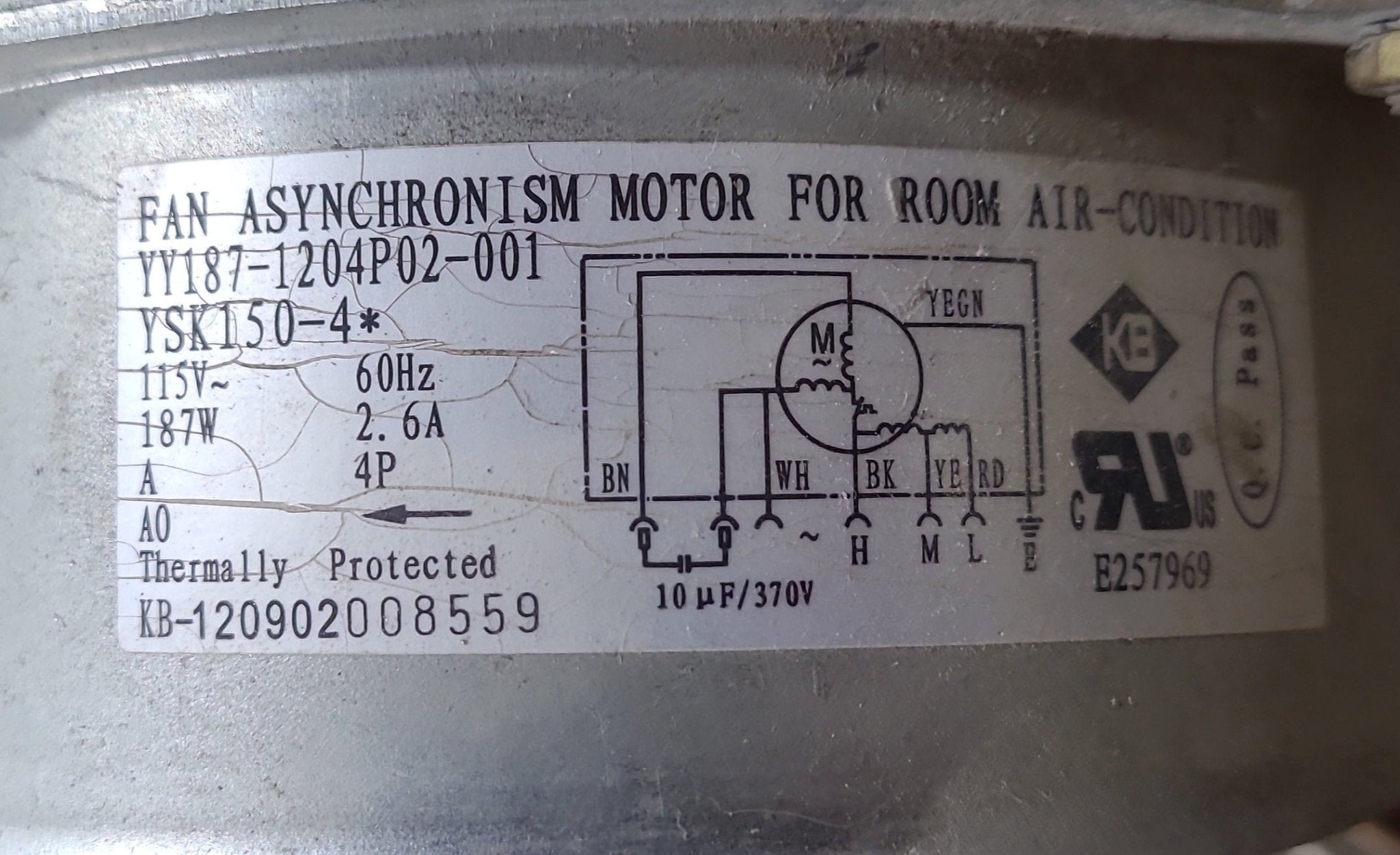 Used Dometic A/C Blower Motor - Young Farts RV Parts