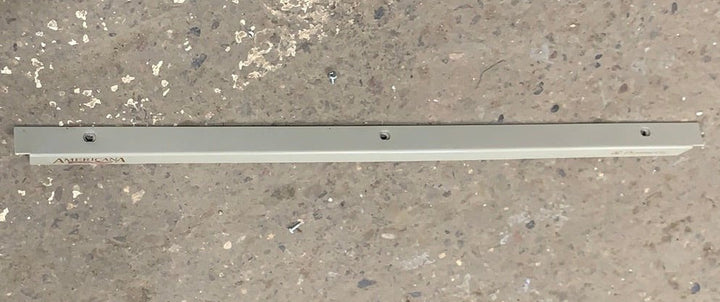 Used Dometic Fridge Door Panel Holder Deco Strip W/ Logo | 2932642040 - Young Farts RV Parts
