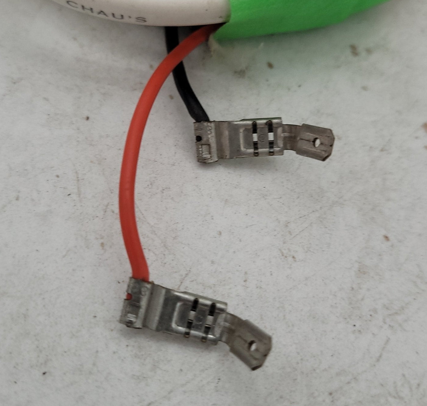 Used Dometic Fridge wiring for board to climate control switch for