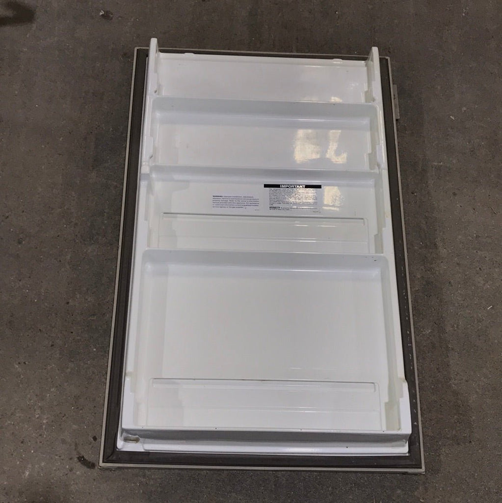 Used Dometic Refrigerator Door Complete - 2931566111 - Young Farts RV Parts