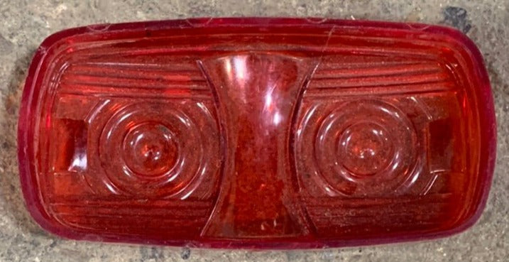 Used Dominion Auto 73-1704R | 73-1705M | SAE-P2-76 Replacement Lens for Marker Light | Red - Young Farts RV Parts