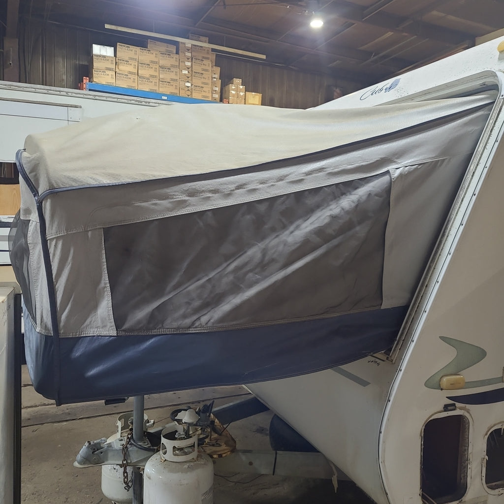 Used Fabric for Hybrid Fold Down Room-FRONT - Young Farts RV Parts