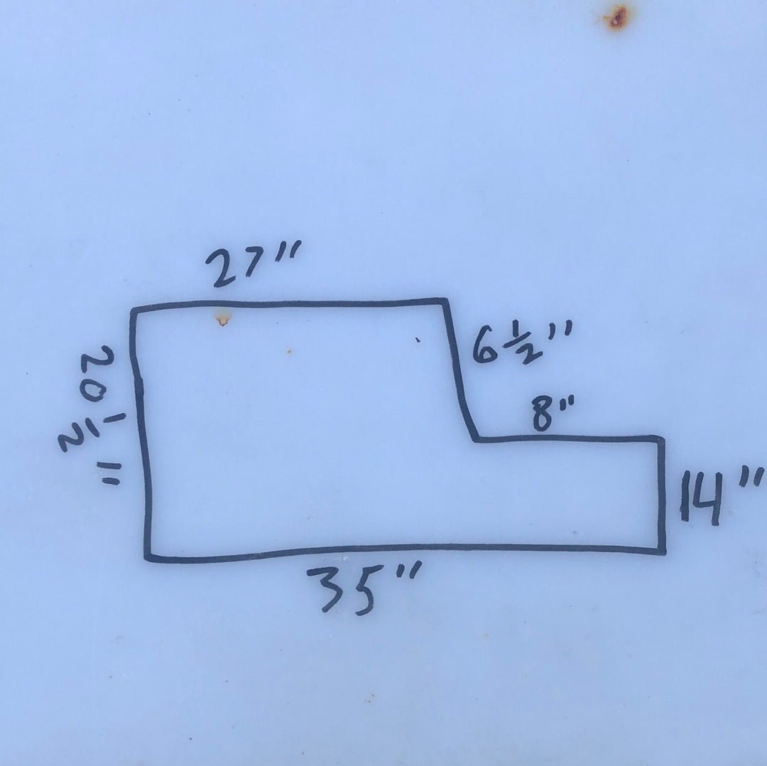 Used Fresh Water Tank 10” x 20 1/2” x 35” - Young Farts RV Parts