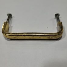 Load image into Gallery viewer, Used Gold Cabinet Handle 3 1/2&quot; Hole Spacing - Young Farts RV Parts