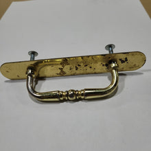 Load image into Gallery viewer, Used Gold Cabinet Handle 3&quot; Hole Spacing - Young Farts RV Parts