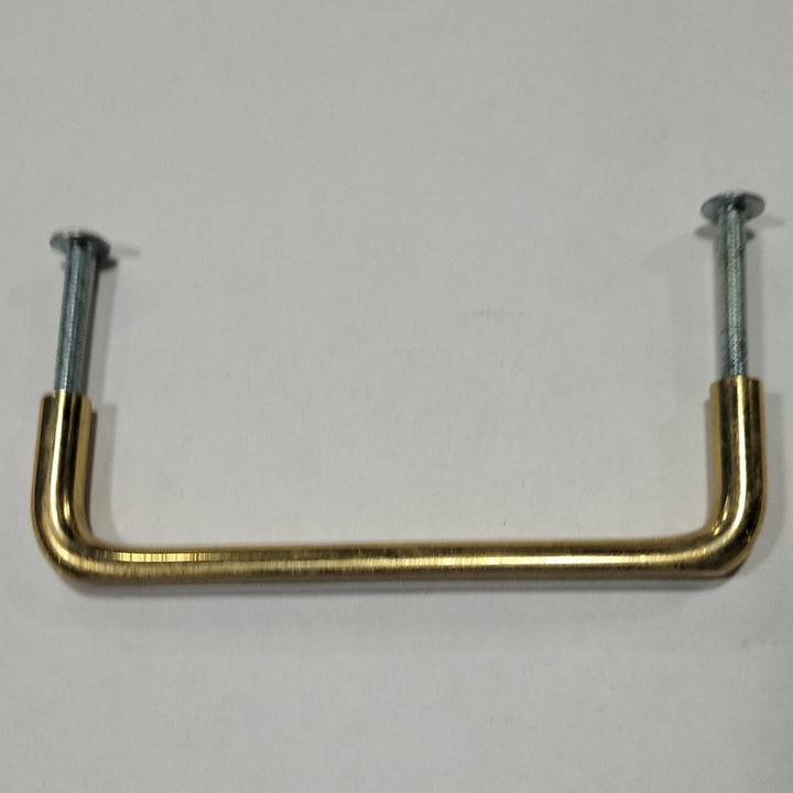 Used Gold Cabinet Handle 4" Hole Spacing - Young Farts RV Parts