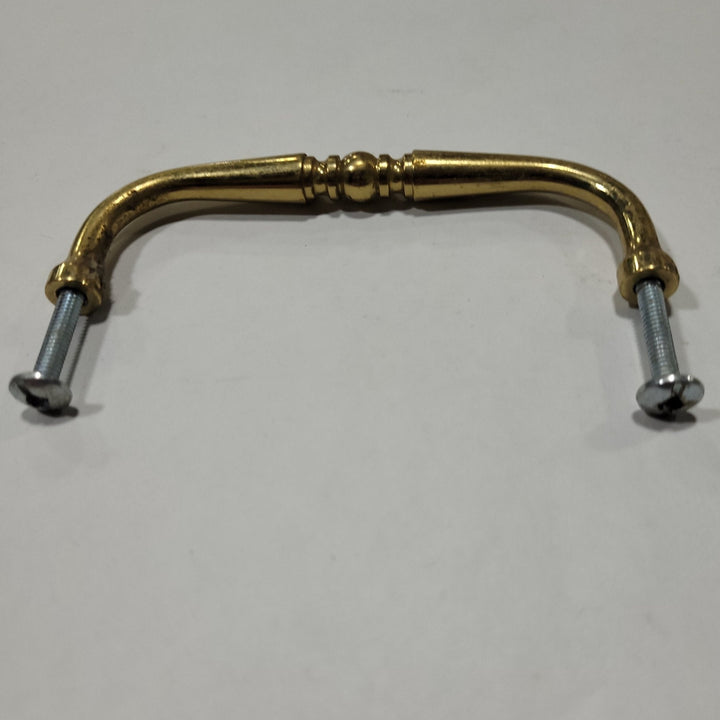 Used Gold Cabinet Handle 4" Hole Spacing - Young Farts RV Parts