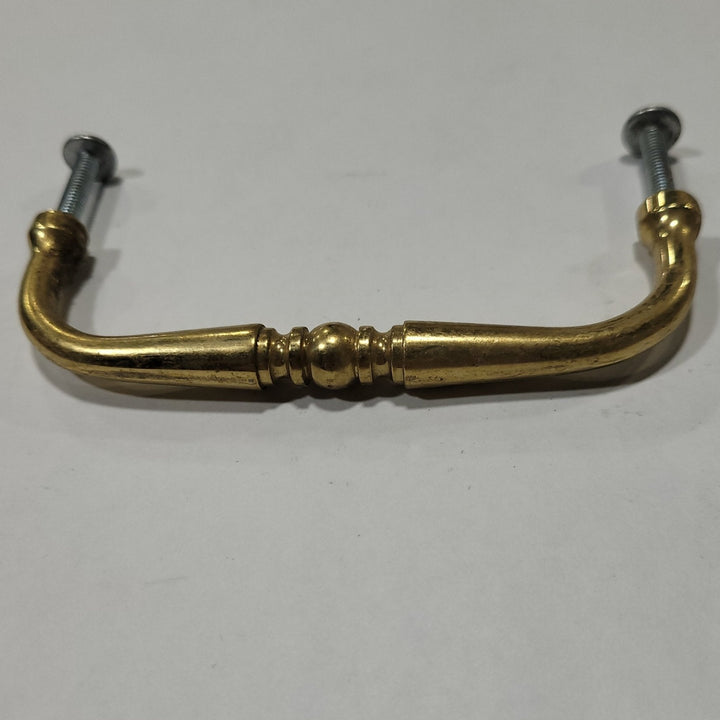 Used Gold Cabinet Handle 4" Hole Spacing - Young Farts RV Parts