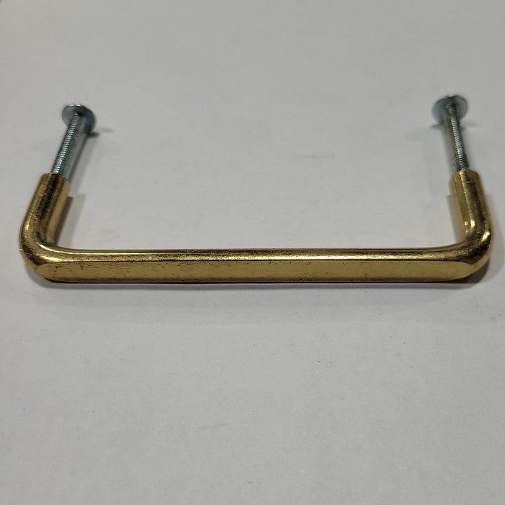 Used Gold Cabinet Handle 4" Hole Spacing - Young Farts RV Parts