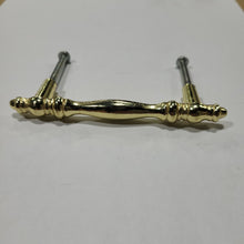 Load image into Gallery viewer, Used Gold Cabinet Handle With 3&quot; Hole Spacing - Young Farts RV Parts