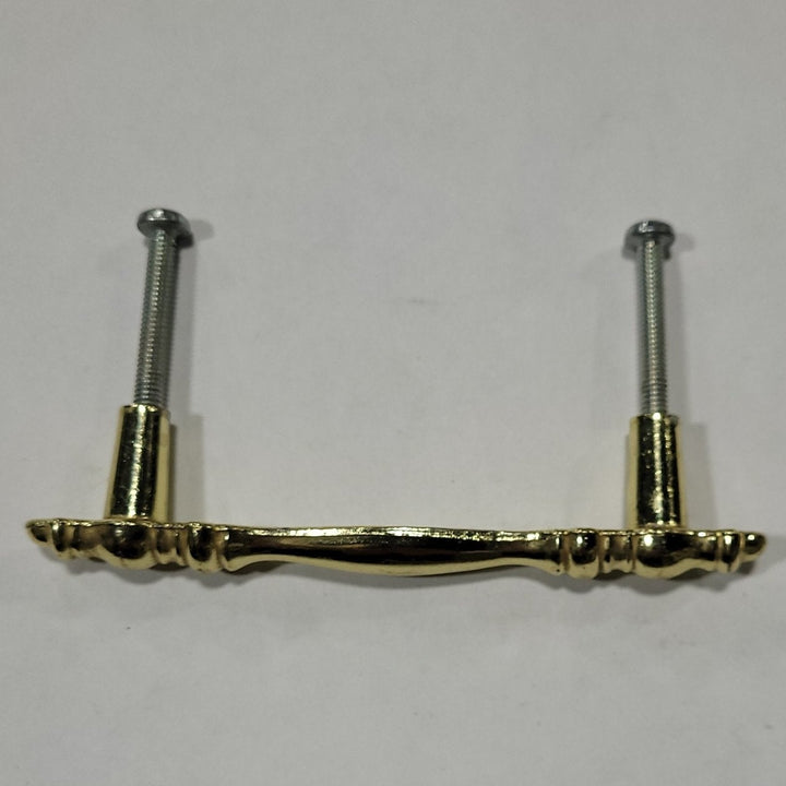 Used Gold Cabinet Handle With 3" Hole Spacing - Young Farts RV Parts