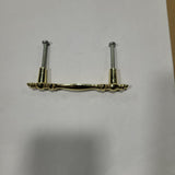 Used Gold Cabinet Handle With 3
