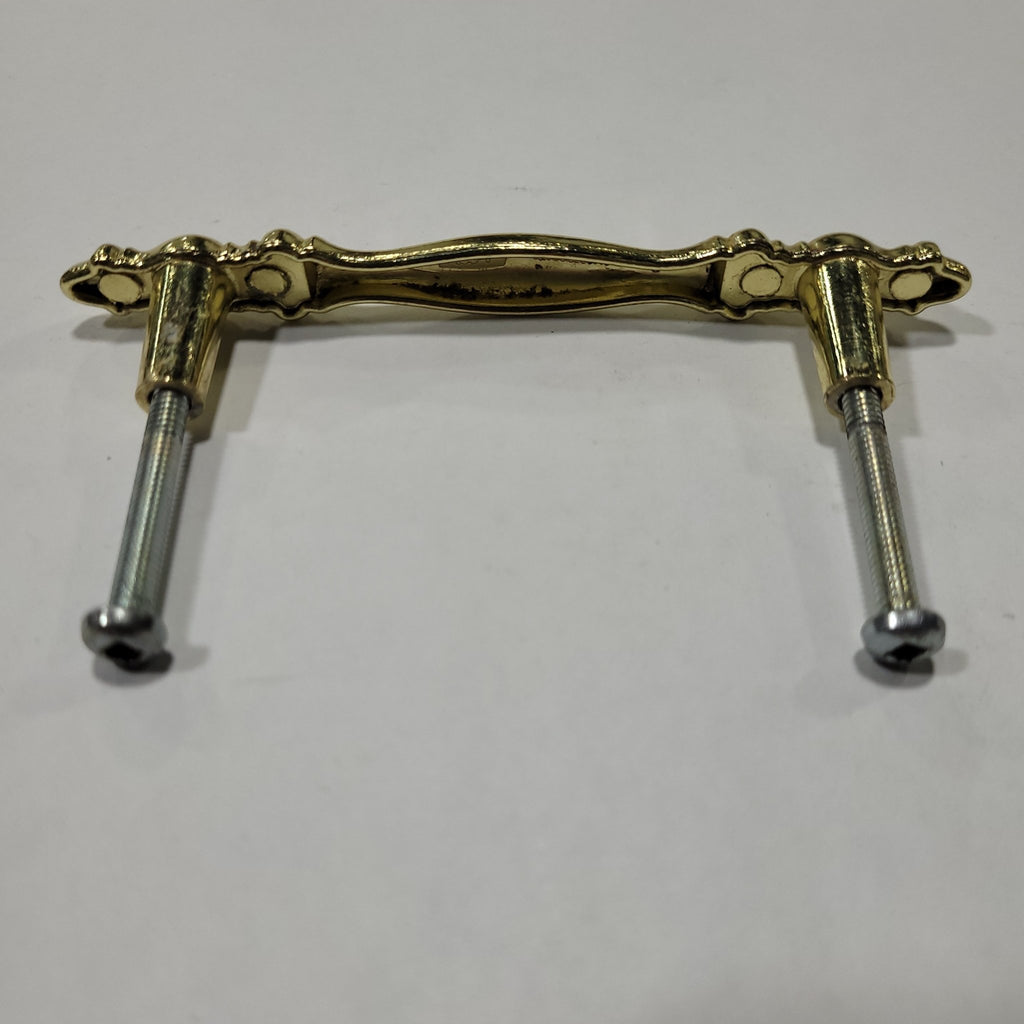 Used Gold Cabinet Handle With 3" Hole Spacing - Young Farts RV Parts