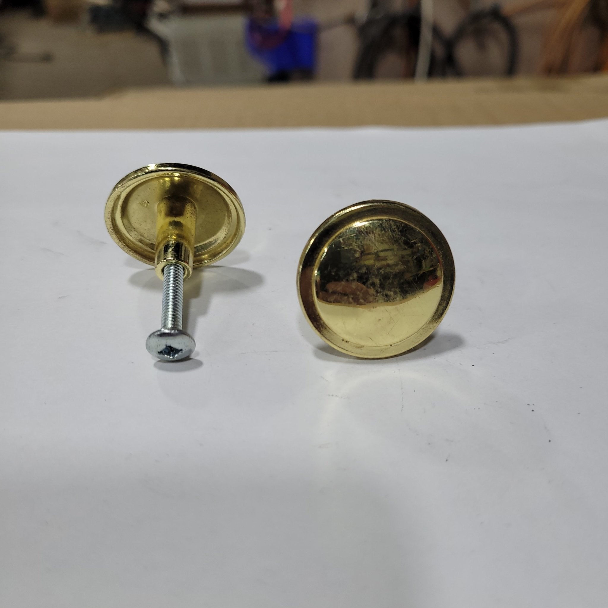 Used Gold Cabinet Knob - Young Farts RV Parts