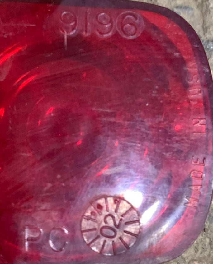 Used GROTE 9196 DOT P2 PC Replacement Lens for Marker Light | Red - Young Farts RV Parts