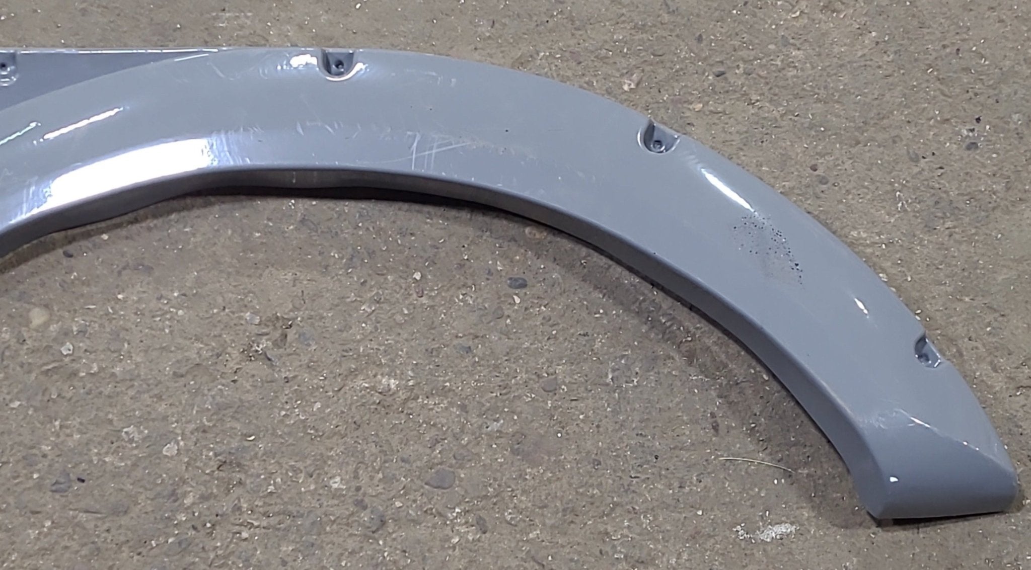 Used Heartland Fender Skirt (grey) 70 1/4" X 11 1/2" - Young Farts RV Parts