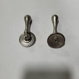 Used Hinged Pewter Cabinet Pull