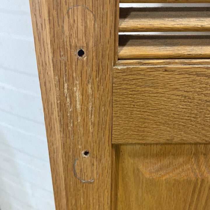 Used Interior Wooden Door 13" W X 74" H X 1 1/3" D - Young Farts RV Parts