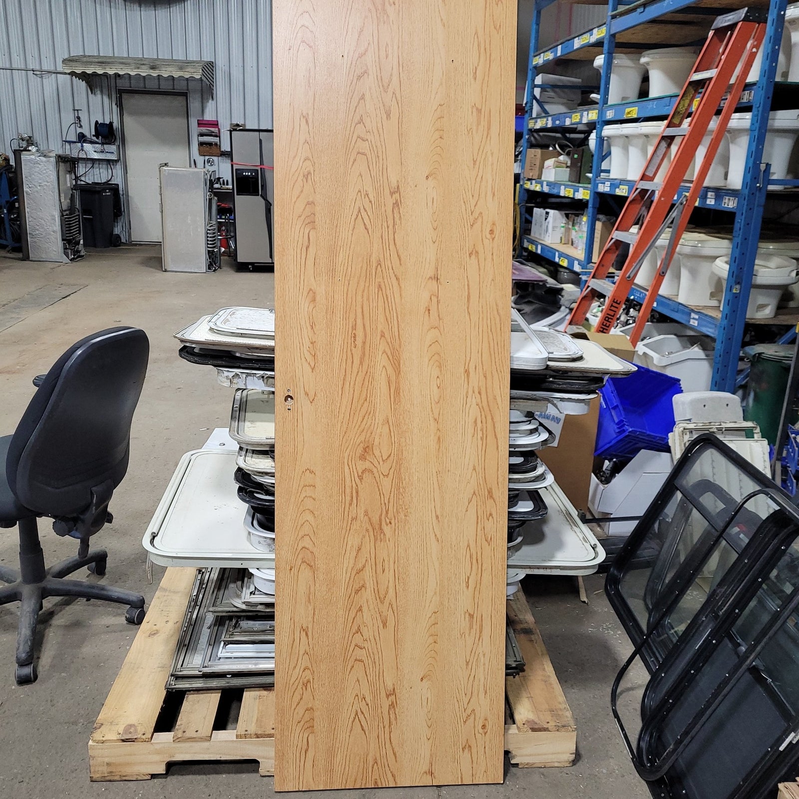 Used Interior Wooden Door 22 1/2 W X 76
