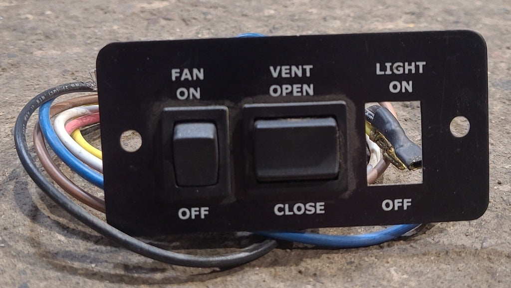 Used JRV Vent Wall Controller - A8948BL - Young Farts RV Parts
