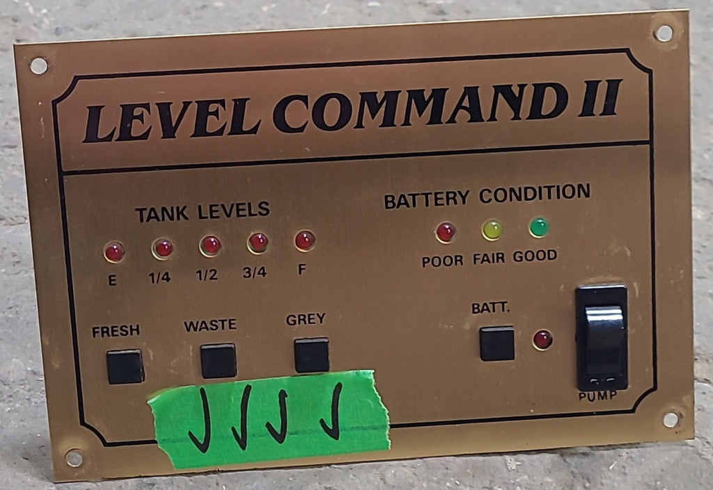 Used Level Command II Control Panel - Young Farts RV Parts