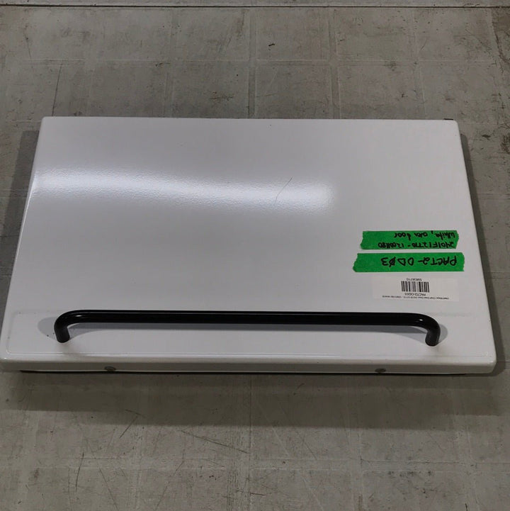 Used Magic Chef Oven Door 2401F12770 - 12001180 WHITE - Young Farts RV Parts
