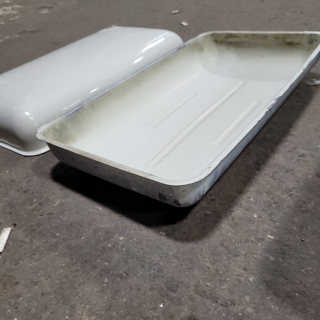 Used Metal Retro Off White Fridge Roof Vent - Young Farts RV Parts