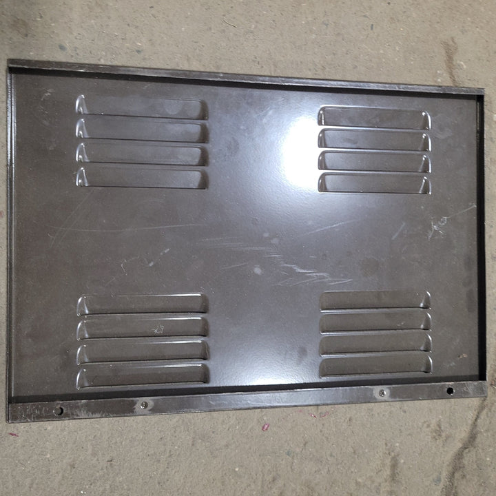 Used Metal RV Interior Furnace Access Door 15 5/8" W X 10 3/4" H - Young Farts RV Parts